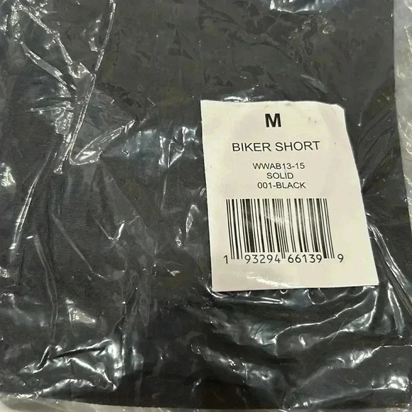 WeWoreWhat Lace-Up Biker Shorts Corset Details Black High Rise - Picture 4 of 6